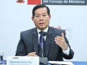 Premier Arana señaló que López Aliaga se disculpó por polémica sobre el tren Lima