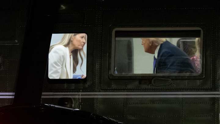Lip reader reveals what Trump and wife Melania were 'really' talking about on Marine One after UN escalator debacle