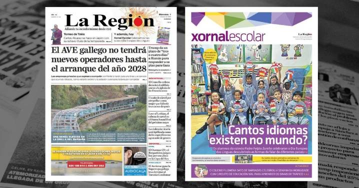 La portada de La Región de este miércoles, 1 de octubre