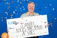 Canadian lottery player to stop work after winning $1K a day for life