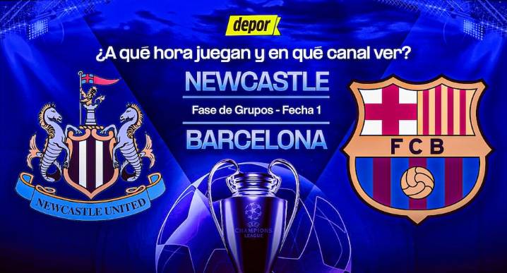 Barcelona vs. Newcastle: horarios, fecha y canales de TV por Champions League