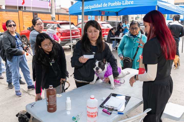 Consultorio Veterinario Móvil de Pueblo Libre continúa su recorrido