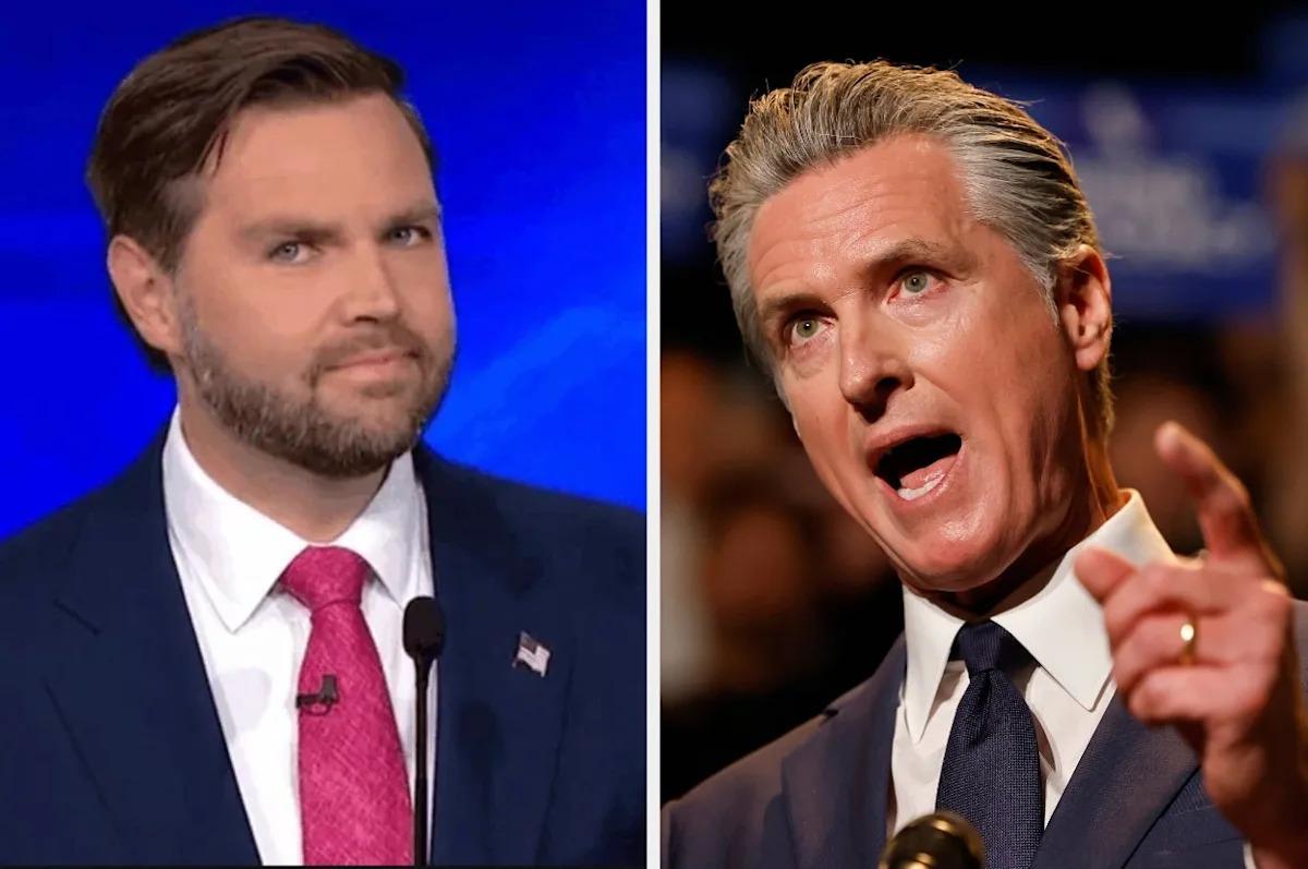 La pequeña respuesta de Gavin Newsom, de 3 palabras a JD Vance, dice que está vivo para ser presidente “Si, Altísimo no lo quiera, hay una terrible tragedia” se está volviendo virulento