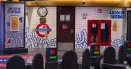London underground station given pop art makeover in tribute to famous artist