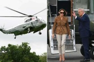Donald and Melania Trump Make Emergency Landing in Marine One After 'Hydraulic Issue'