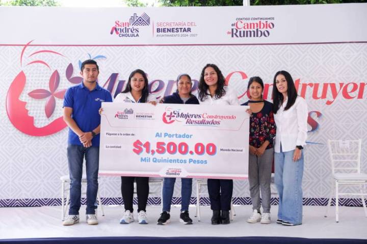 Lupita Cuautle promueve el bienestar y desarrollo de mujeres sanandreseñas