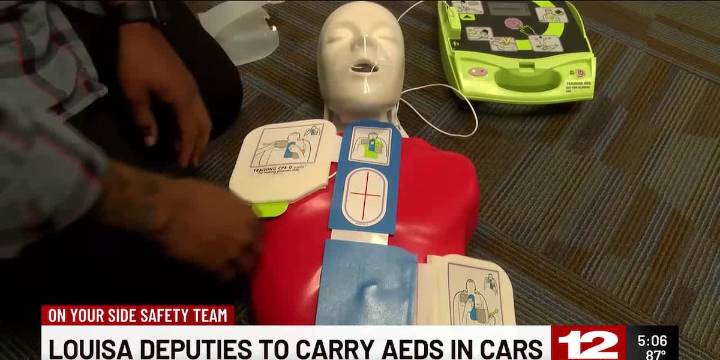 Louisa County Sheriff’s Office adding AEDs to deputy's cars