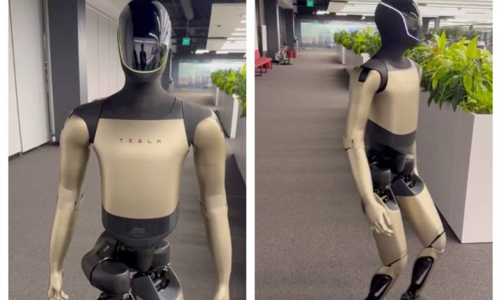 Tesla’s next-gen Optimus prototype with Grok revealed