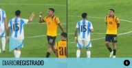 Nico González se peleó con un ecuatoriano, le mostró el parche de campeón del mundo y las redes se burlan
