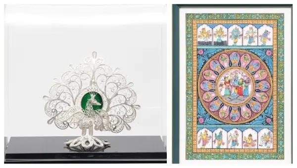 Pattachitra, Filigree Craft Among 21 Masterpieces From Odisha At PM Mementos E