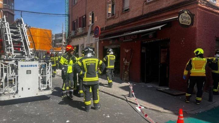 Al menos 25 personas resultaron heridas tras la explosión de un edificio en Madrid