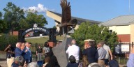 Special statue honoring Georgia Southern’s late mascot Freedom
