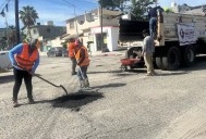 La Paz avanza en la rehabilitación de calles afectadas por el huracán Lorena con brigadas municipales