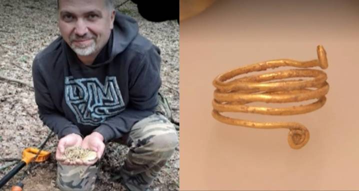 Bronze Age Gold Hoard Found By Metal Detectorist In Romania