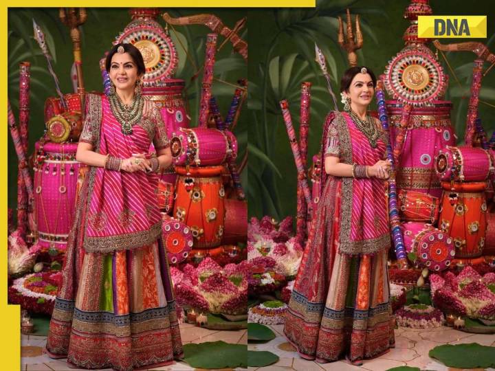 Nita Ambani celebrates Navratri 2025 in regal Banarasi lehenga and diamonds