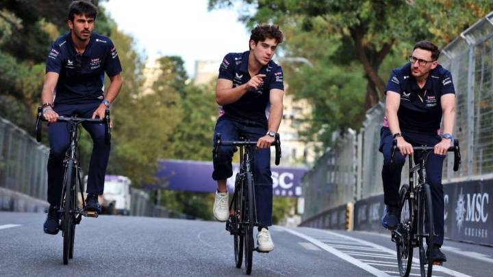 Colapinto dio una vuelta en bicicleta por el circuito donde hizo su mejor carrera en la Fórmula 1: qué dijo