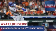 The Rangers rallied from to beat the Mets, to win the game & the series.