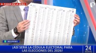 Elecciones 2026: cédula electoral medirá 44 x 42 cm y tendrá cinco columnas