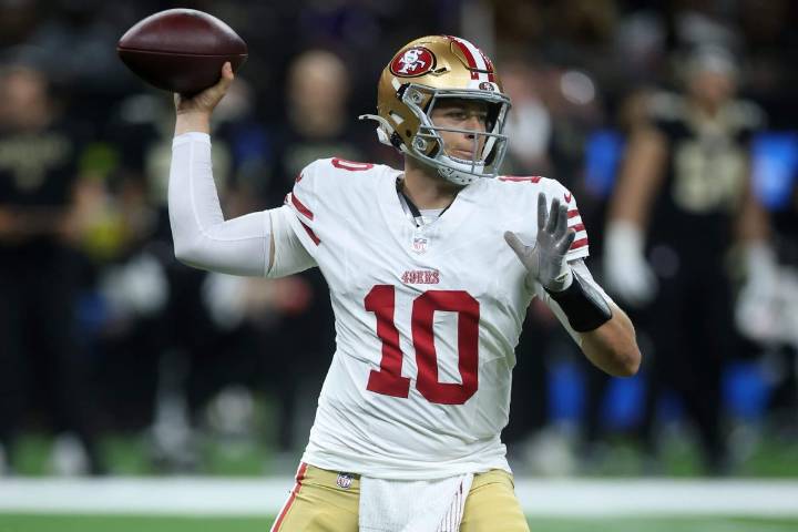 Mac Jones to start for 49ers as Brock Purdy, Jauan Jennings are both out: Source