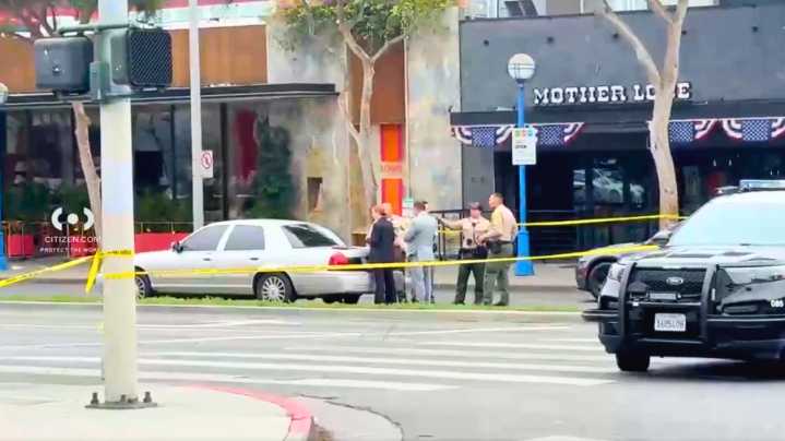 Woman stabbed during brawl involving 20-30 people in West Hollywood