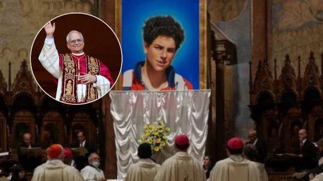 Carlo Acutis, el primer santo milenial, fue canonizado por el papa León XIV en el Vaticano