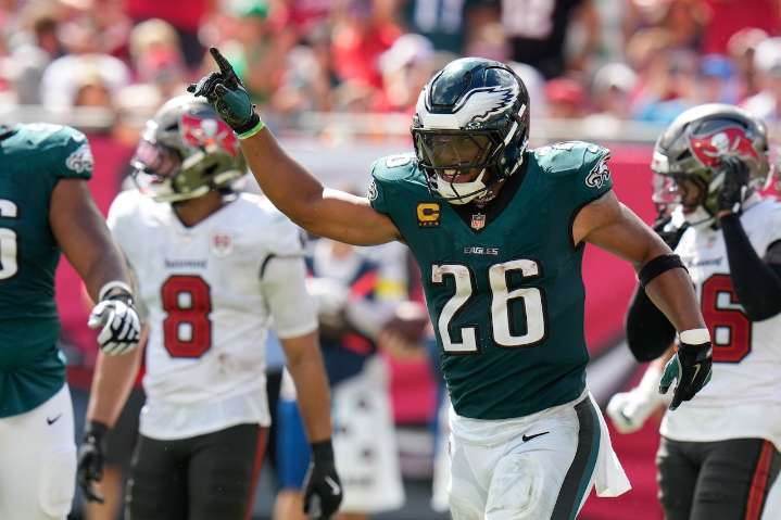 Eagles hold on against Bucs for another wild win