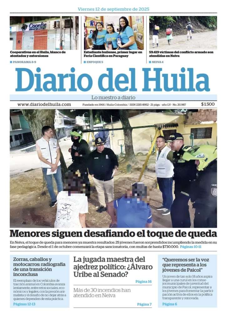 Diario del Huila 12 de septiembre de 2025