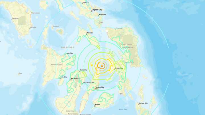 Un sismo de magnitud 6,9 sacude las costas de Filipinas