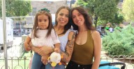 Ambiente en la Feria de Día en el mediodía de este