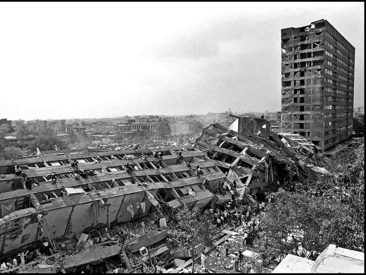 Miradas en torno al terremoto de 1985; Memoria Visual