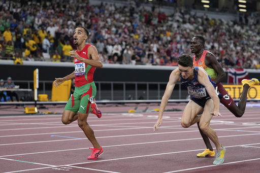 El portugués Isaac Nader sorprende en los 1.500 metros masculinos del Mundial de atletismo