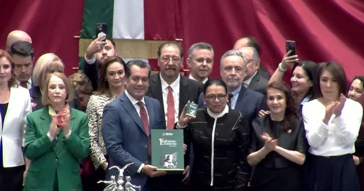 Rosa Icela Rodríguez entrega el Primer Informe de Gobierno de Sheinbaum