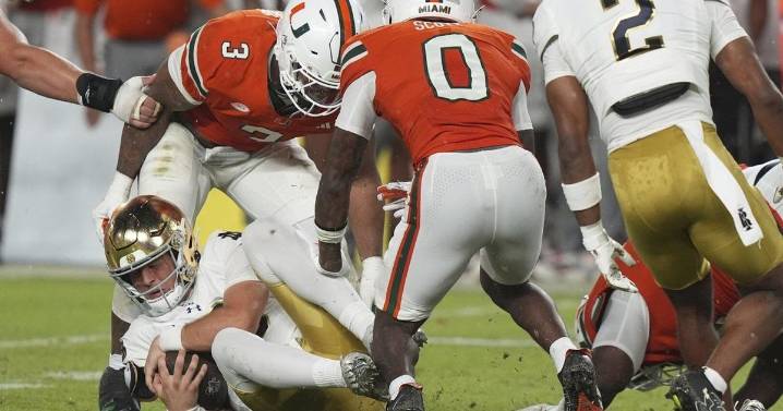 Akheem Mesidor's journey: Overlooked in Canada to a standout for No. 3 Miami heading into FSU clash