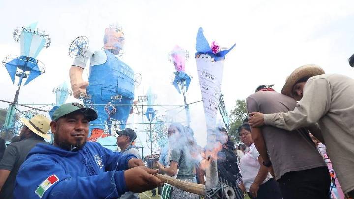 Tradición viva: barrios de Cholula realizan la Quema de Panzones en honor a la Virgen de los Remedios