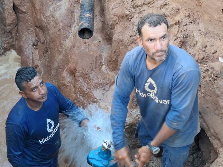 HidroBolívar instaló nodo de captación en comunidad 24 de Julio