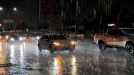 Llueve fuerte al norte de la ciudad