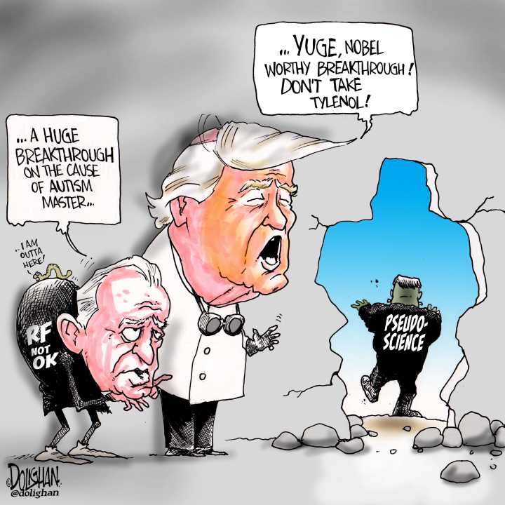 Tim Dolighan cartoon, Sept. 27, 2025