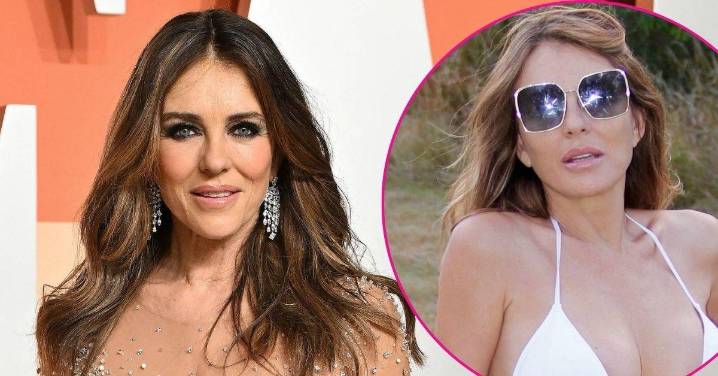 Elizabeth Hurley, 60, Turns Heads in String Bikini Selfie After ‘Best Summer’ With Boyfriend Billy Ray Cyrus: See Photo