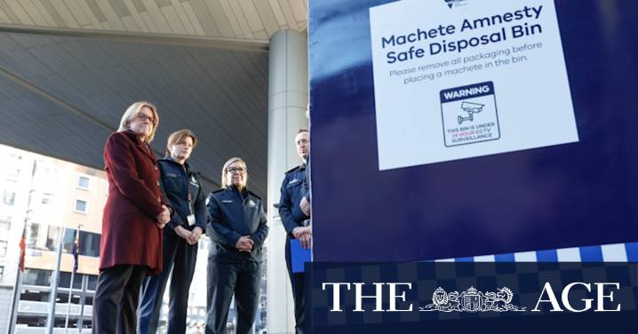 Machete amnesty: Social media worked up over disposal bin mystery