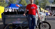 Cyclist attempts to break world record at over 200mph