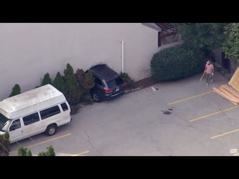 SKYFOX: Jeep smashes into side of building near Philly