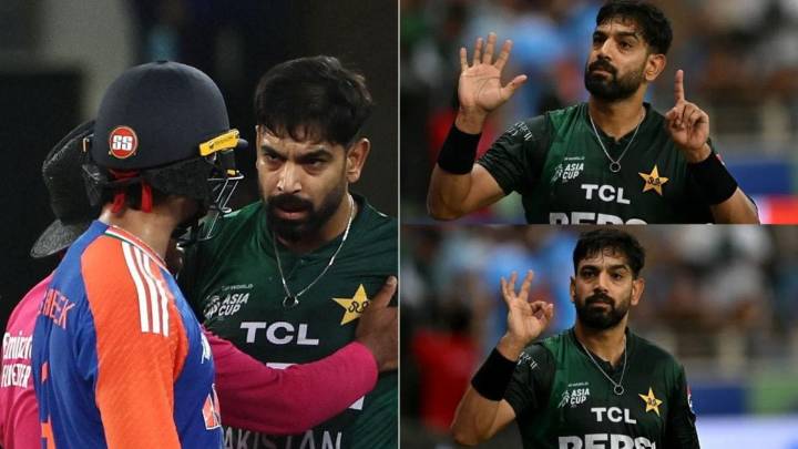 Haris Rauf Faces Fine for Abusive Language, But Denies India Connection For '6