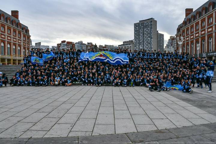 La delegación deportiva ya se encuentra en Mar del Plata para participar en los Juegos Evita 2025