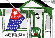 Mary Rose Oakar memoriam: Darcy cartoon