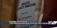 Tariffs driving up the prices at some local coffee shops