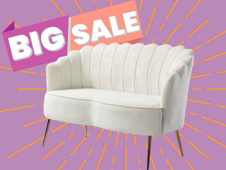 Velvet loveseat for small spaces: Wayfair slashes price by 62% for Labor Day