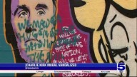 Charlie Kirk mural in Edinburg vandalized