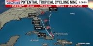 FIRST ALERT: Potential Tropical Cyclone 9 forms and is forecast to impact the Carolinas