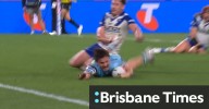 Burns burst through against the Bulldogs