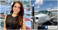 Impacto por trágica muerte de conductora mexicana Débora Estrella: publicó en IG avión que se estrelló